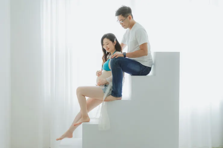 孕婦寫真❤️第一次的全家福紀錄