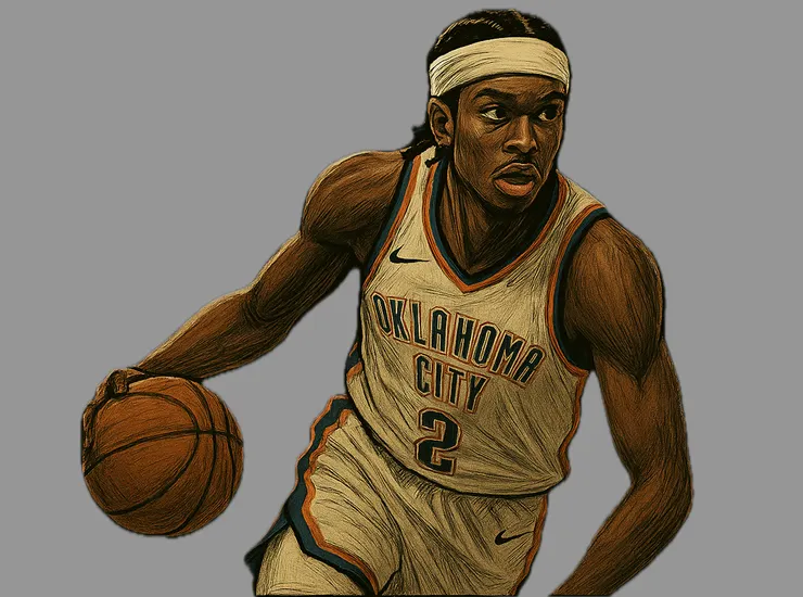 SGA 展現 MVP 身手，全場貢獻 40 分、9 籃板與 10 助攻，僅差一助攻完成大三元