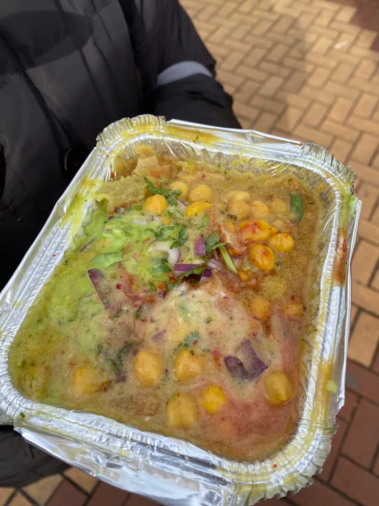 文章提到的Samosa chaat