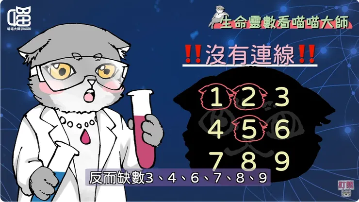 生命靈數沒有連線的神奇狀況