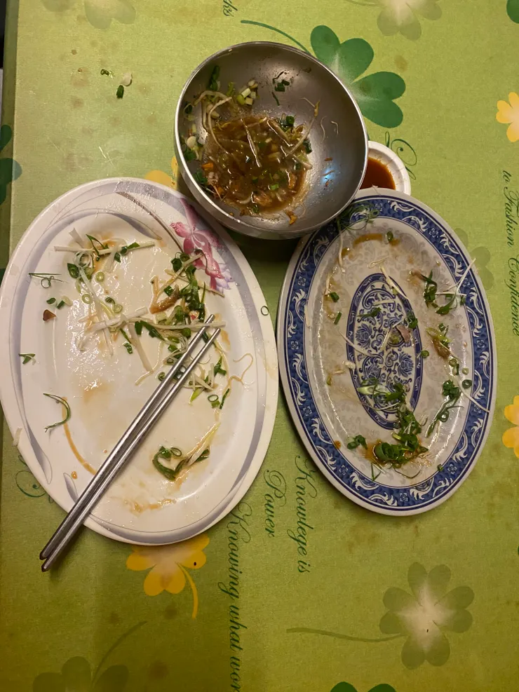 一乾二淨的盤子