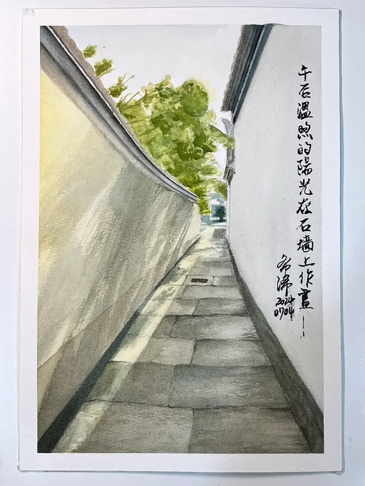 YH.CC＠水彩練習W63, 26x18cm, JUL2024