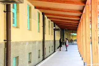 原酒類倉庫前走廊