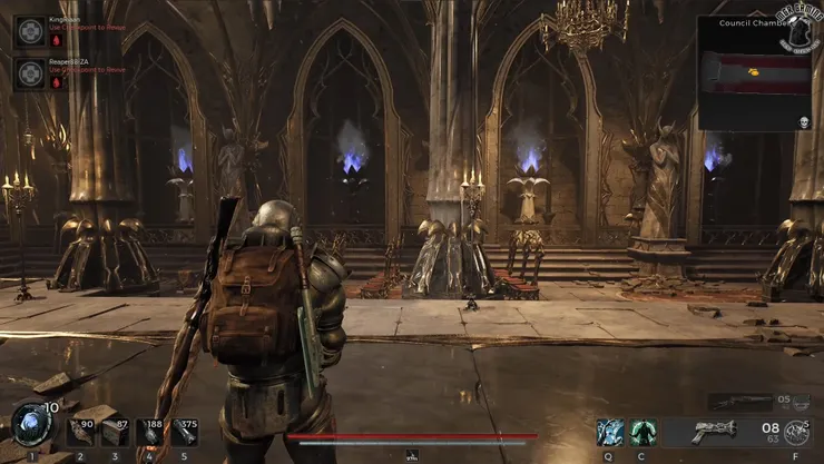 長廊旁的火炬顏色，是事件的觸發條件