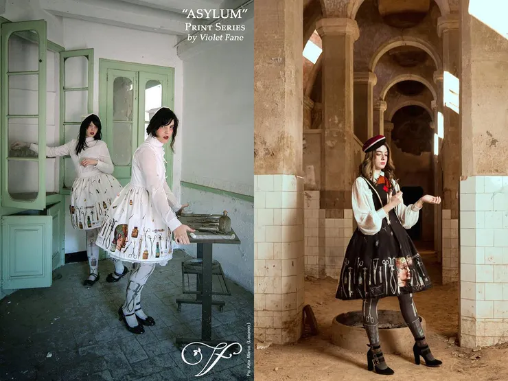 Violet Fane「精神病院」系列。