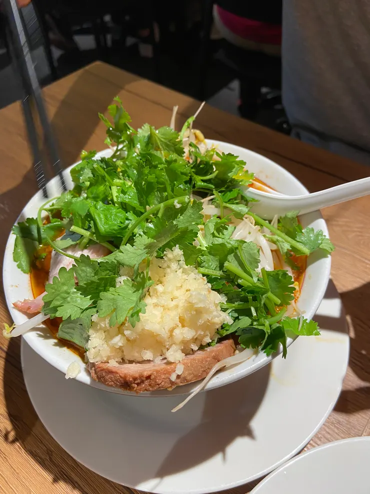 芫茜辛辣拉麵 加2倍芫荽 $83