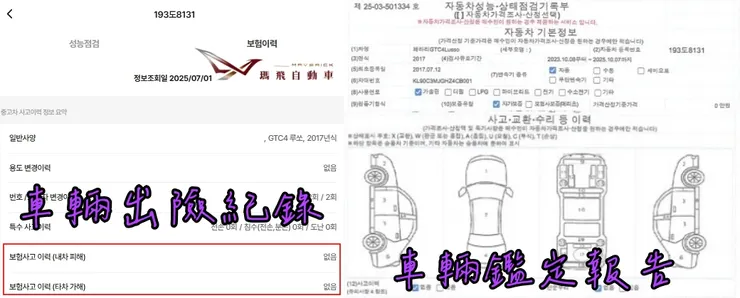 Ferrari GTC4 Lusso 6.3 V12外匯車車況、鑑定報告、回廠紀錄。