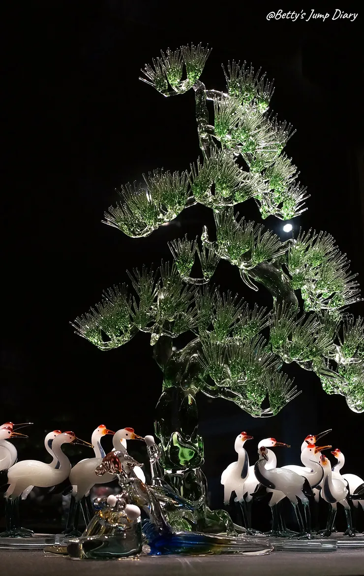 ▲新竹市玻璃工藝博物館-「時光璃影」聯展/圖片來源:Betty's Jump Diary