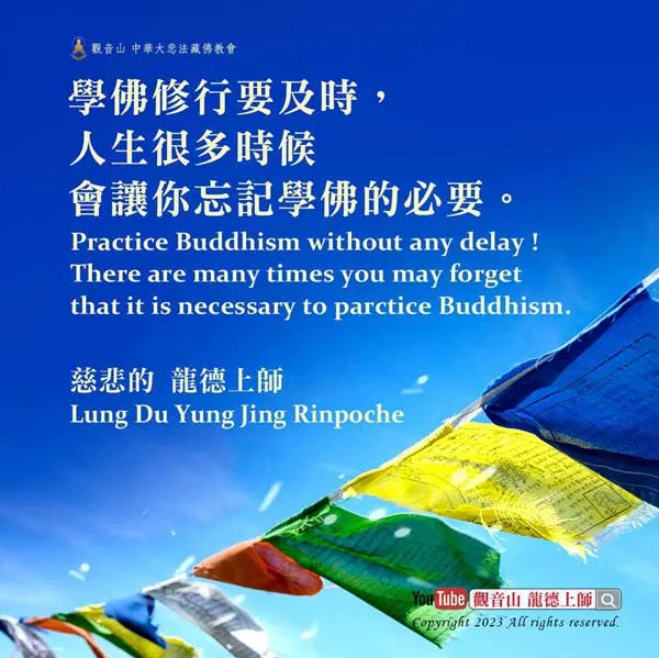 修行要及時~學佛的好處說不完