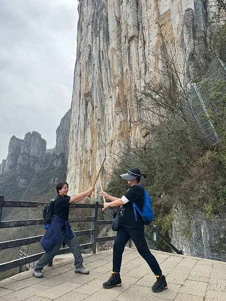 這個場景不禁想學聶隱娘,來個武俠pose