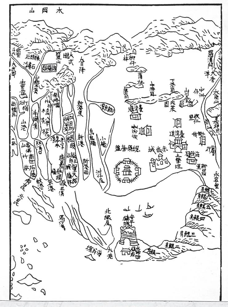康熙末年的「臺灣府古圖」