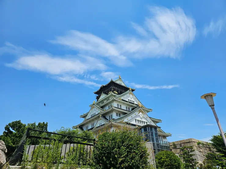 用手機再次捕捉大阪城