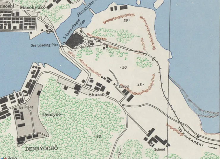 1945年美軍地圖(資料來源:中研院GIS)