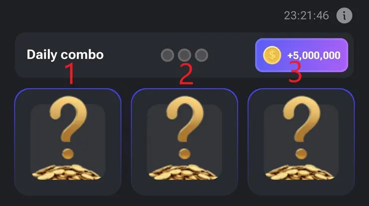 收集3張神秘卡片