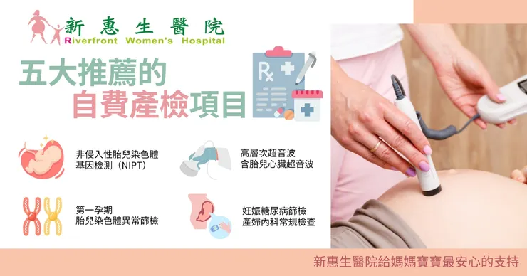 自費產檢五大推薦項目