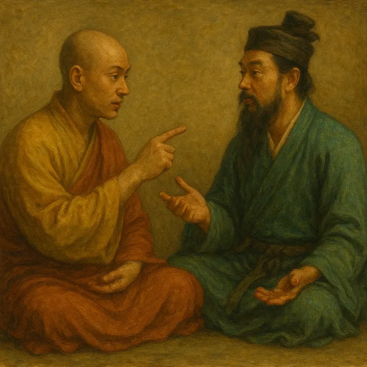 和尚與道士論禪