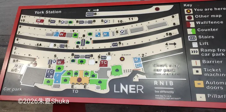 站內複雜的地圖