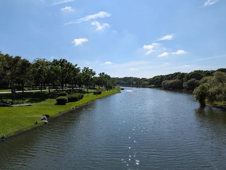 奇美博物館外圍景色