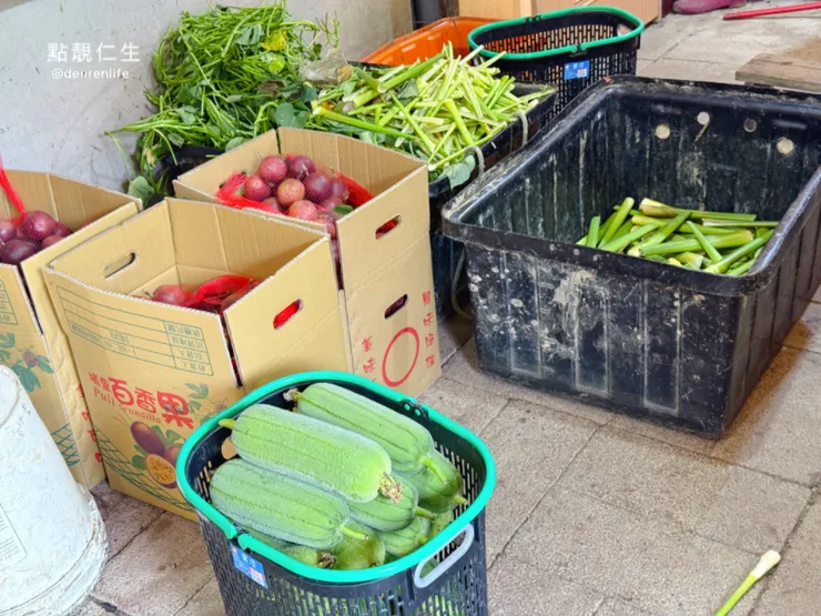 門前應該自家採收下來的菜?｜黑豆園活魚料理餐廳