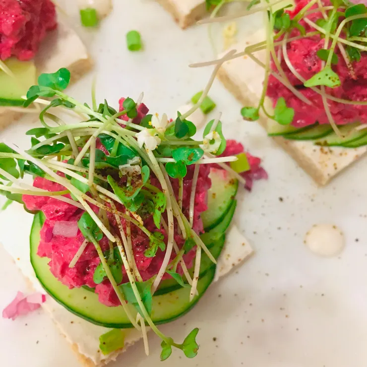 甜菜根韃靼 BEET TARTARE @Plants
