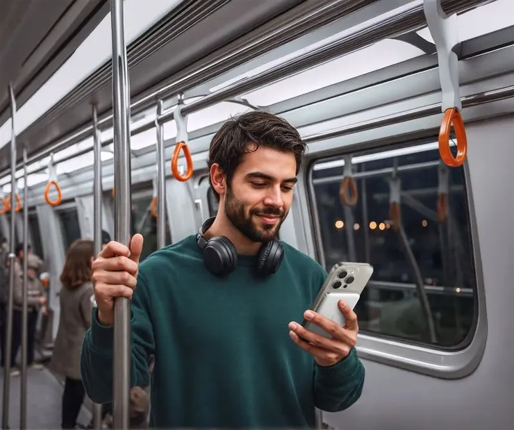 ▲ANKER A1665機身重量僅120克,表面積約為護照尺寸的68%,單手即可輕鬆掌握。