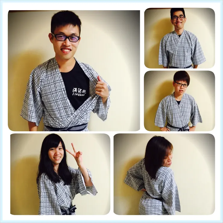 一行五人都很有事