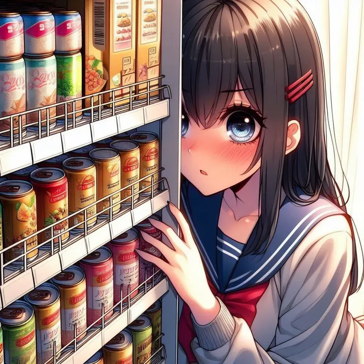 我假裝挑選東西,時不時偷看她,眼神充滿眷戀