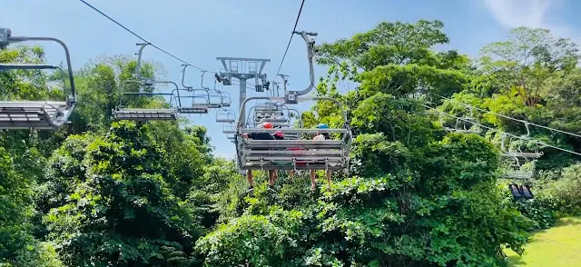 聖淘沙斜坡滑車 上山纜車