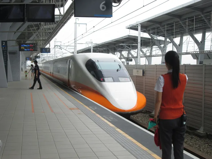 2017年多次進出的高鐵雲林站