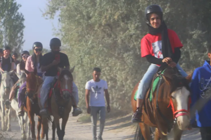 迎面而來的馬隊,攝影於Cappadocia Turkey 2023