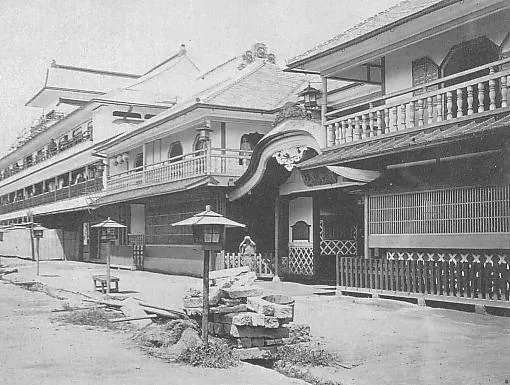 吉原1872年左右的遊廓（明治5年）