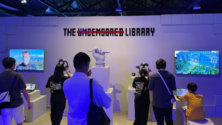 「用虛擬世界對抗現實強權」的概念具現化，相當令人感興趣／ 照片：石貿元  提供