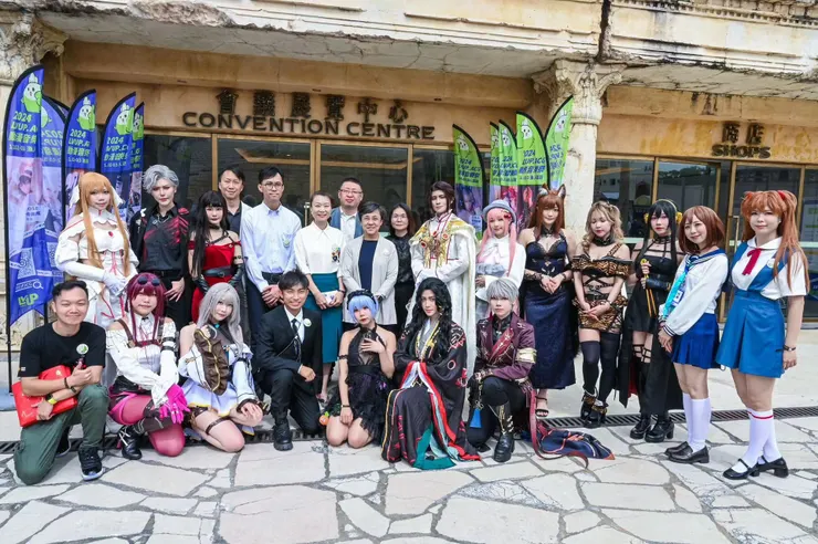 主禮嘉賓與Coser 嘉賓合照留念