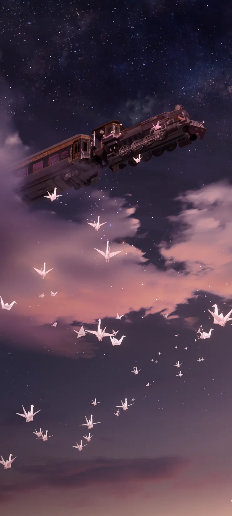 在天空,舉行火車婚禮