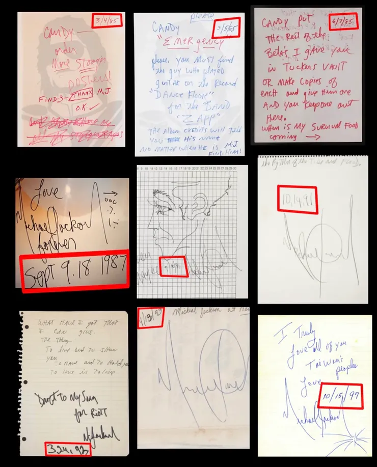 麥可留下年份日期的慣用方式／製圖：MJJTaiwan