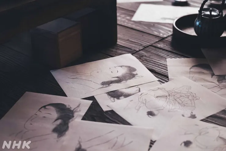 每張畫紙都是阿歌對阿清的思念和愛意