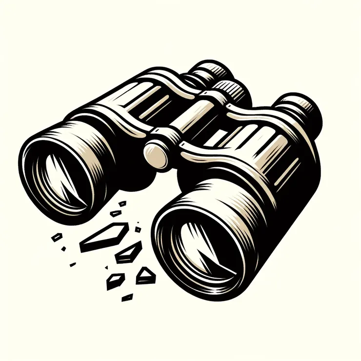 避免用壞掉了的望遠鏡看事物