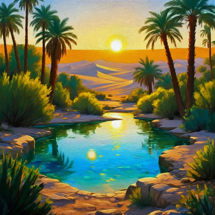 曠野活泉(示意圖)