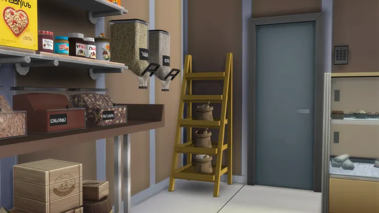 剛好這裏有個空位，便放上這個架子，得善用每一吋空間。