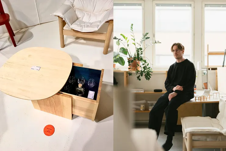 Tatu Laakso 的新款茶几 Avec。