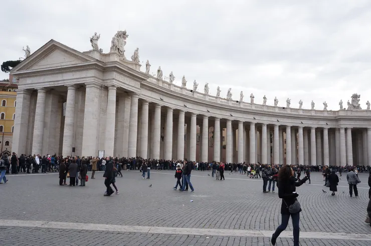 St. Peter's Square的人潮