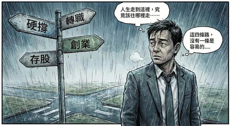 中年四條路的代價