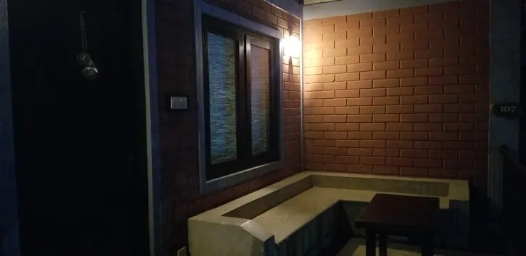 每個房間也有一個小露臺