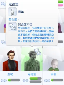 發現維圖斯跟鬼德里契合度不佳非常高興的天神