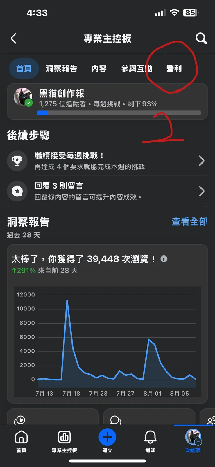 FB申請內容營利步驟2