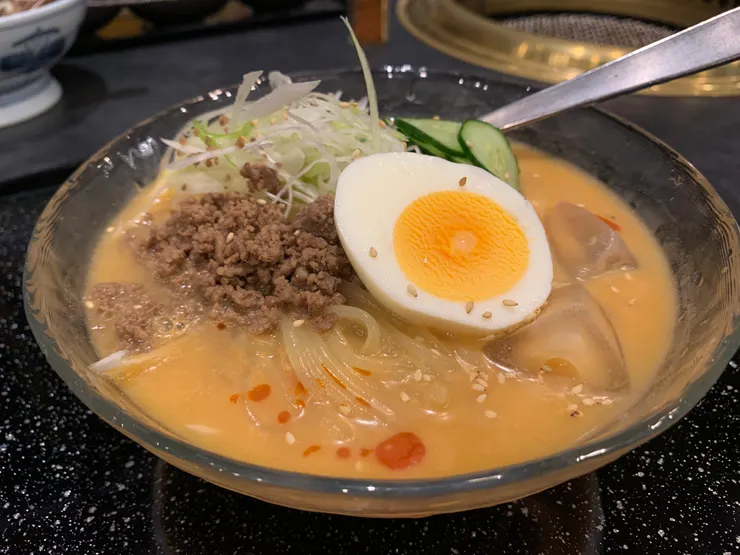 第一天的冷麵晚餐