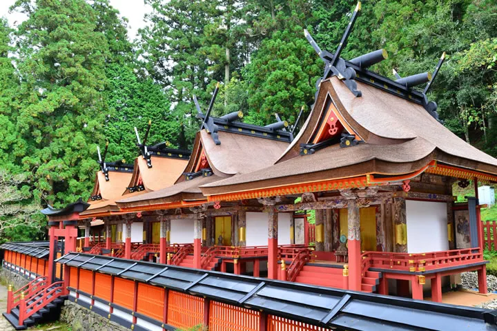 位在本殿後方的四殿,祭祀四位神明(來源:丹生都比売神社)