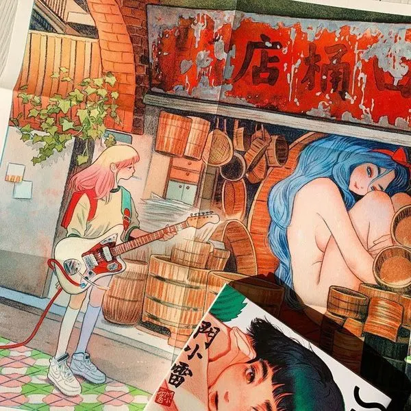 台版隨書附贈海報