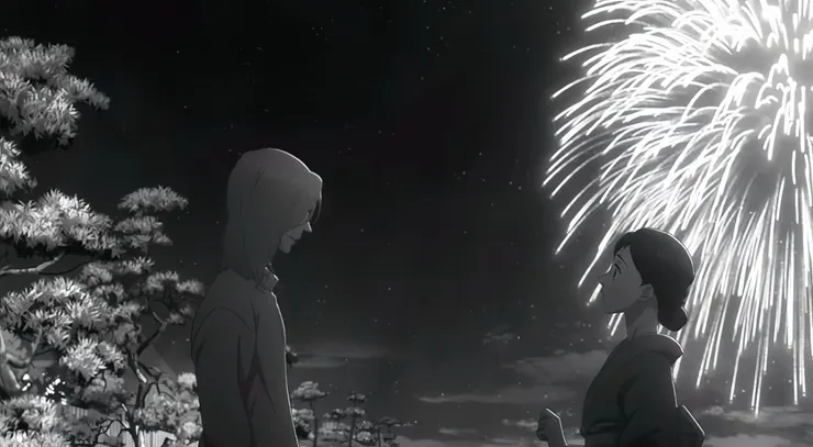 黑白中帶亮點的劇情轉折/圖片來源：Threads @mzitff