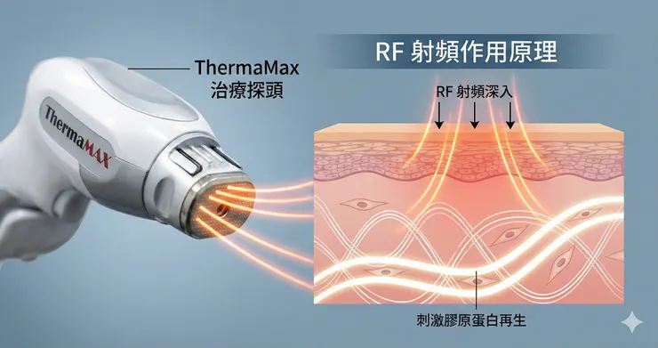 ThermaMax膠原槍射頻原理圖解